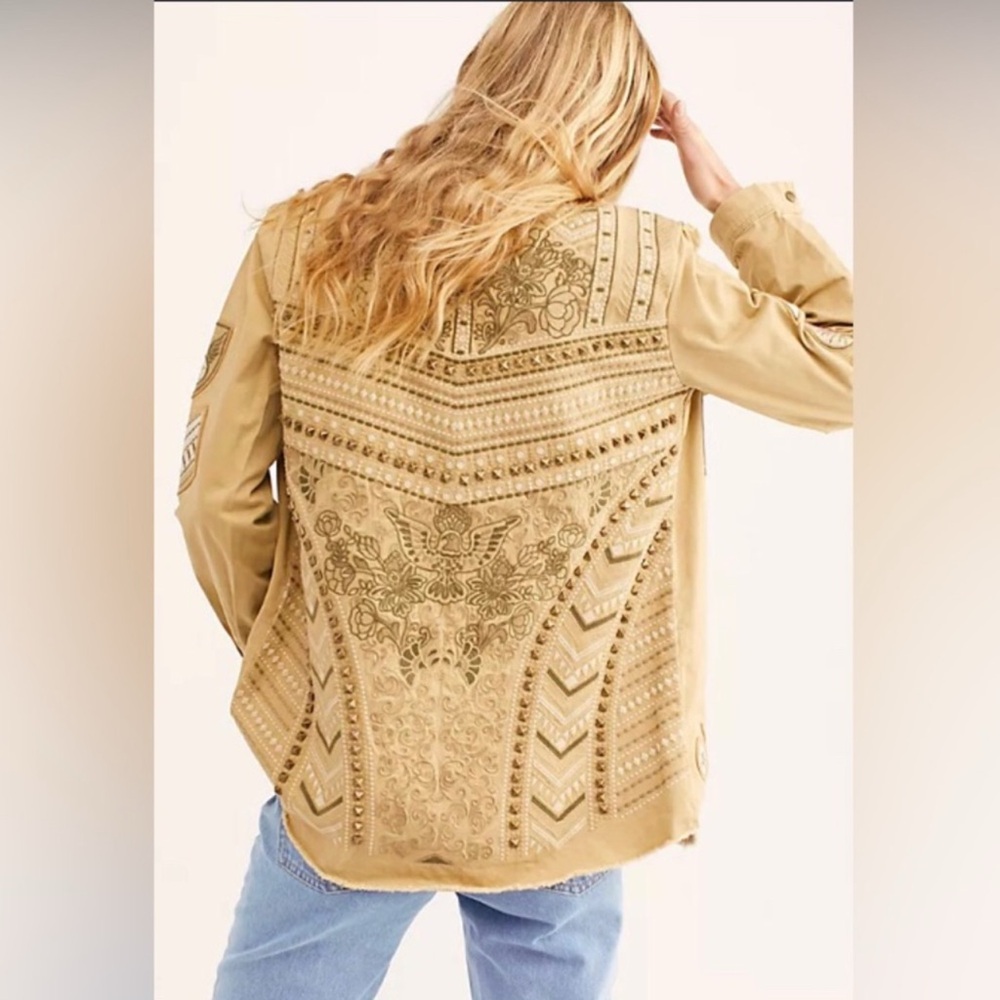 Embroidered Yellow Jacket - Picture 2 of 7